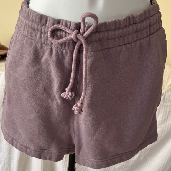 TNA Pants - Boyfriend style Women's Sweat Shorts - Berry